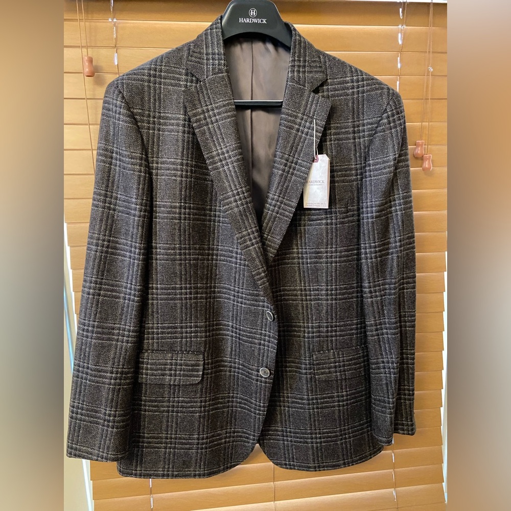 100% wool Hardwick Sports Coat, made in USA. NWT